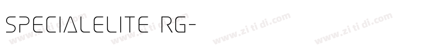 SpecialElite Rg字体转换
